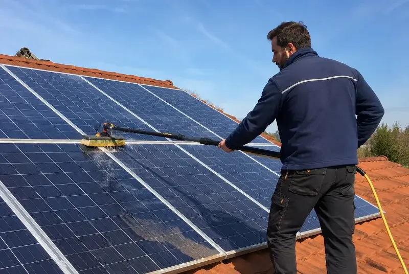 Nettoyage et entretien de panneaux solaires à Saint-Maxire